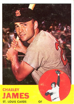 1963 Topps Baseball Cards      083      Charley James